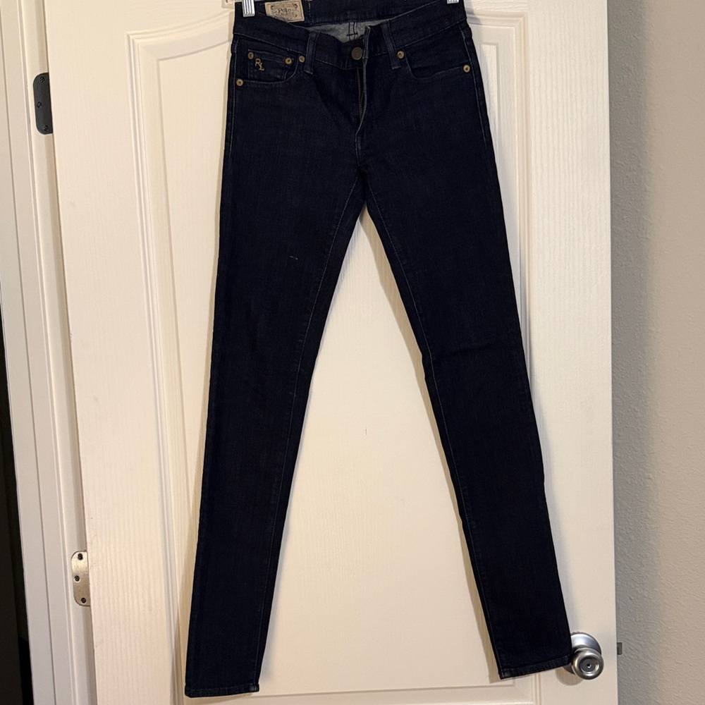 Polo Ralph Lauren Women's Navy Skinny Jeans